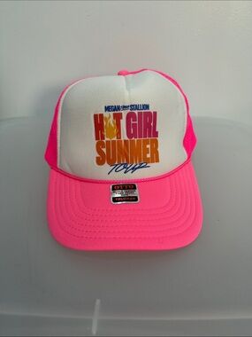 Megan Thee Stallion Hot Girl Summer Tour Neon Pink Trucker Hat